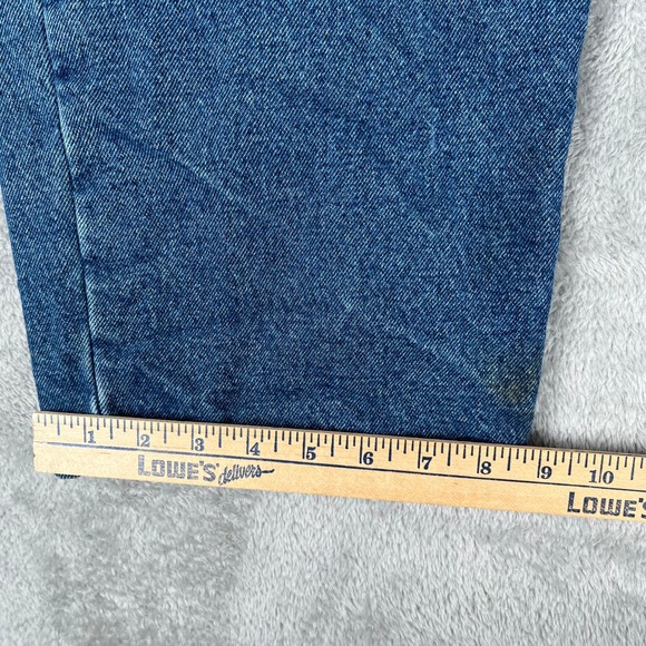 Carhartt Relaxed Fit Straight Leg Denim Jeans Mens Blue Size 36x30 B172 DST - Picture 5 of 12